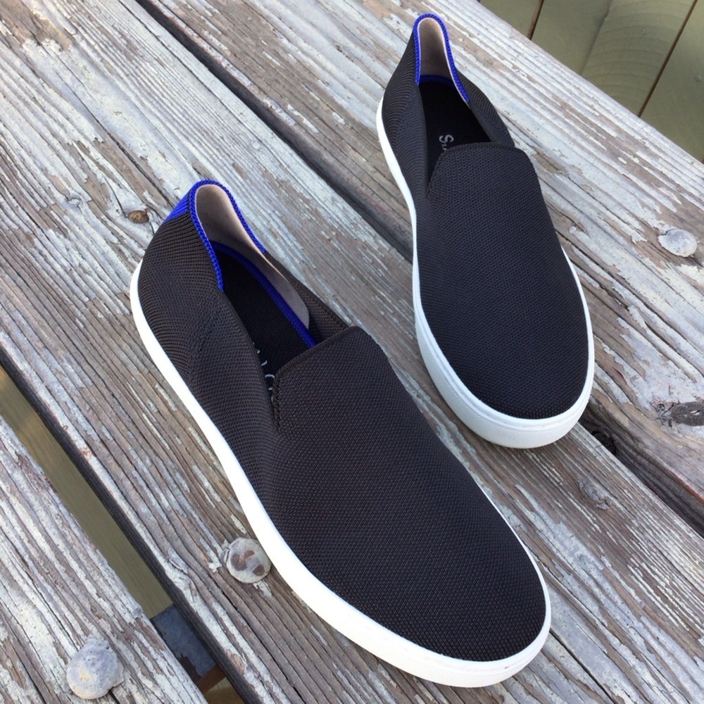 ROTHY'S Classic Black Slip On The Sneakers US 9.5